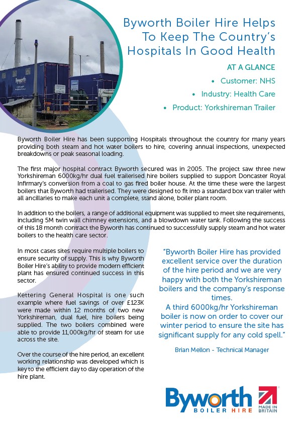 A case study layout text and pictures about the NHS, hospitals 